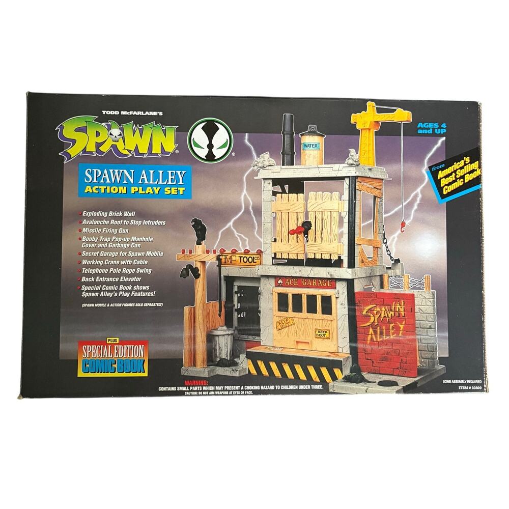Spawn Alley Action Play Set Vintage Todd McFarlane Toy - 1994 - SEALED Brand New